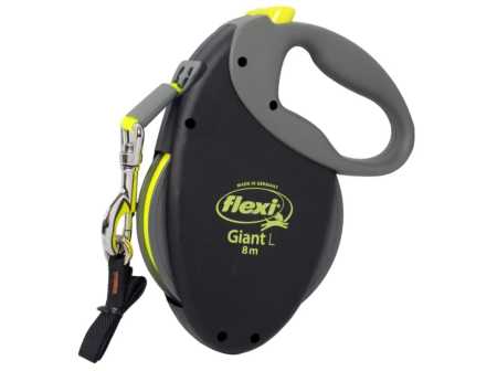 Поводок-рулетка Flexi Giant tape L 8m 50 kg Black