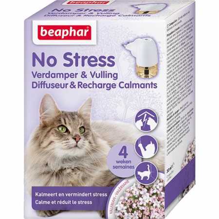 Корректор поведения Beaphar Диффузор No Stress со сменным блоком для кошек, 30 мл.