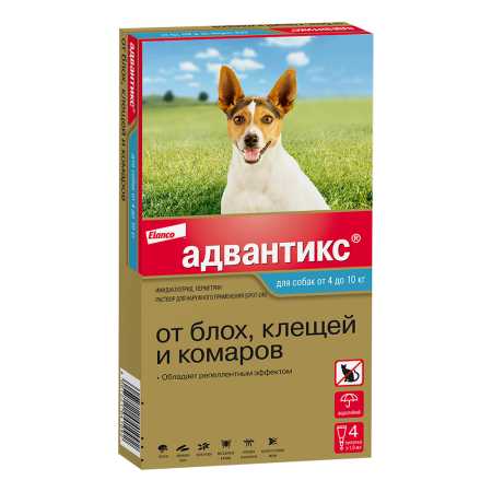 Адвантикс ® 100 для собак 4-10 кг 4 пипетки, в упаковке
