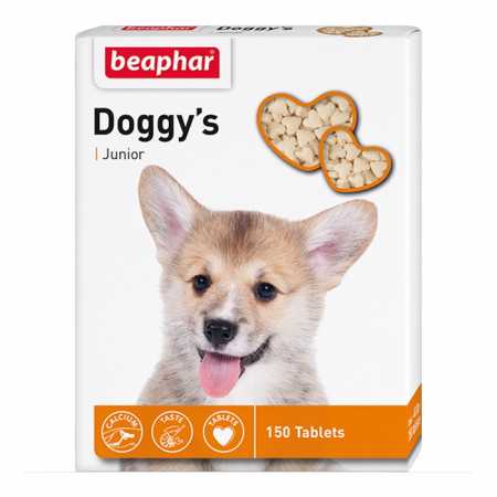 Кормовая добавка Beaphar Doggys Junior для щенков упак. 150 таб.