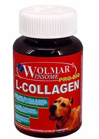 Wolmar Winsome Pro Bio L-COLLAGEN комплекс для восстановления связок и сухожилий у собак 100 таб.