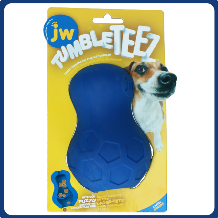 J.W. Игрушка для собак "Груша контейнер для лакомства" цвет синий