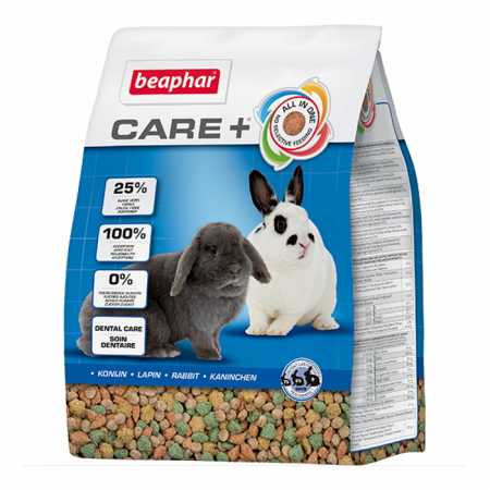 Корм Care+ для кроликов, 250 г