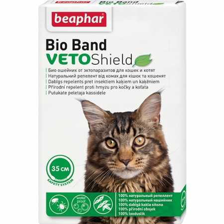 Антипаразитарное средство для животных Beaphar "VETO Shield Bio Band" Биоошейник для  кошек 35 см