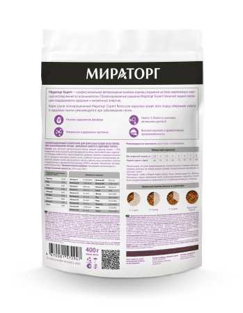 фото Мираторг Expert Полнорационный сухой корм для взрослых кошек «Бережная забота о здоровье почек» 0,4