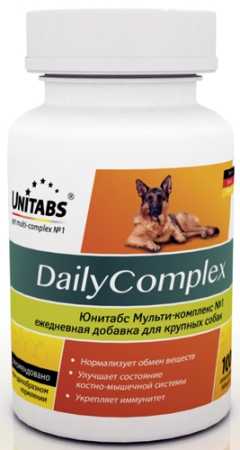 фото Добавка Юнитабс ИммуноКомплекс (ImmunoComplex Q10) для собак крупных пород, 100 таб