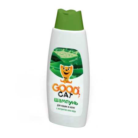 Шампунь GOOD CAT для кошек и котят с экстрактом   алоэ, 250 мл